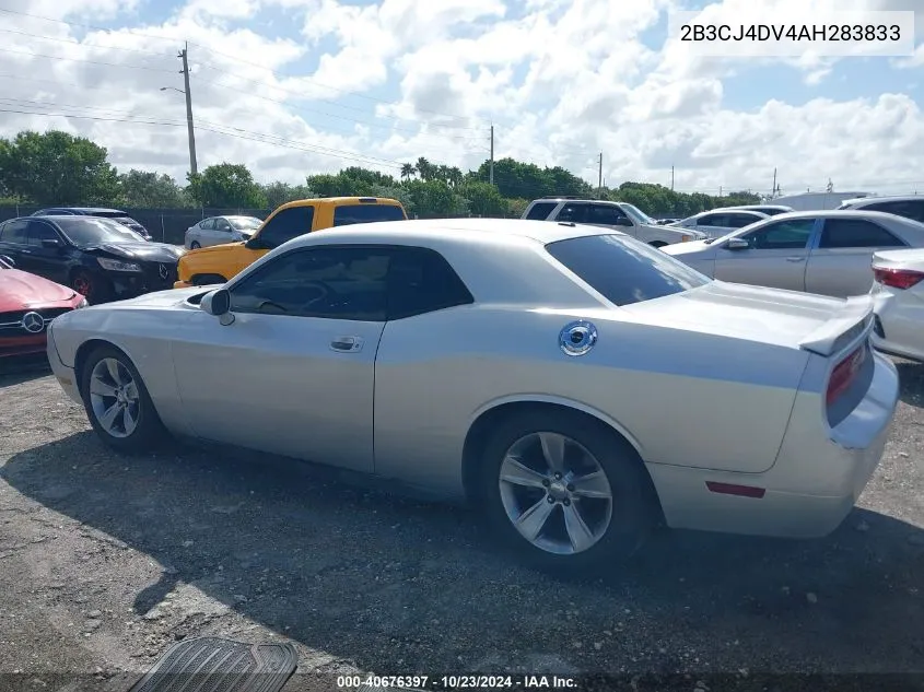 2010 Dodge Challenger Se VIN: 2B3CJ4DV4AH283833 Lot: 40676397