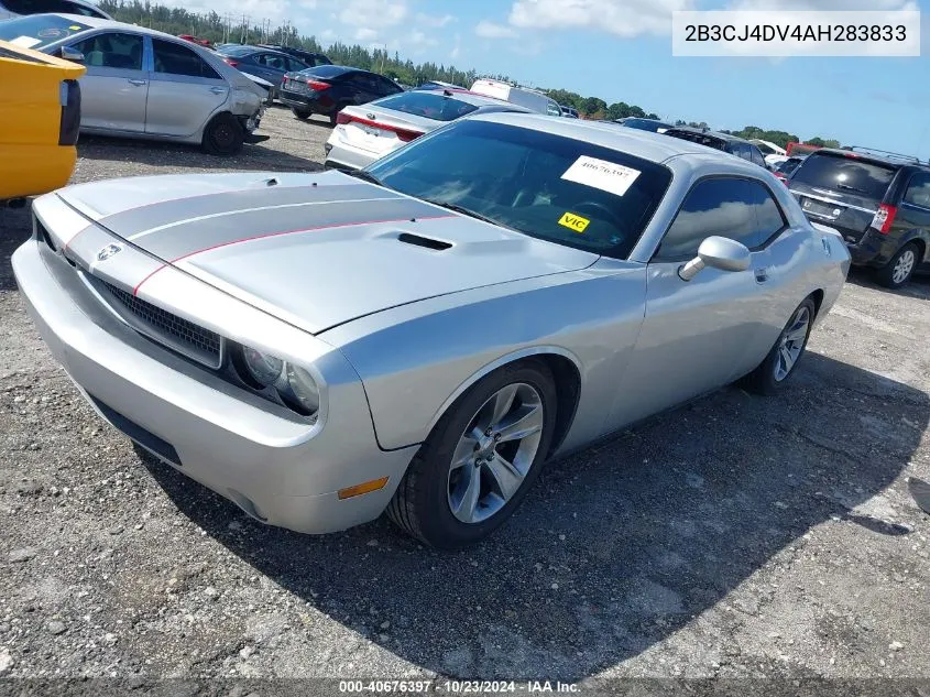 2B3CJ4DV4AH283833 2010 Dodge Challenger Se