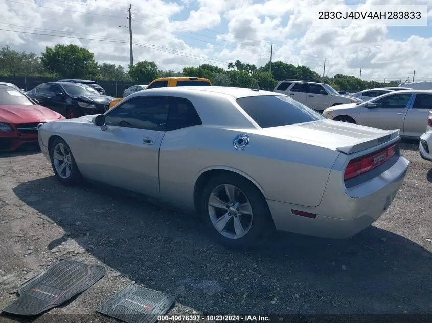 2010 Dodge Challenger Se VIN: 2B3CJ4DV4AH283833 Lot: 40676397