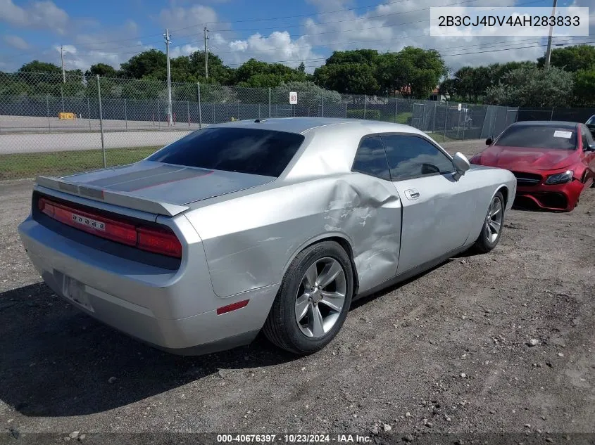 2B3CJ4DV4AH283833 2010 Dodge Challenger Se