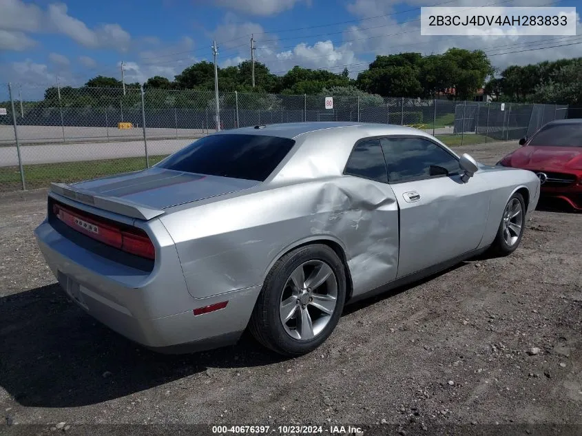 2B3CJ4DV4AH283833 2010 Dodge Challenger Se