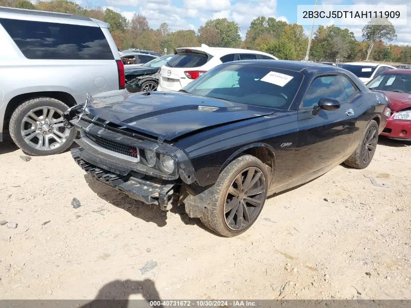 2010 Dodge Challenger R/T Classic VIN: 2B3CJ5DT1AH111909 Lot: 40731672