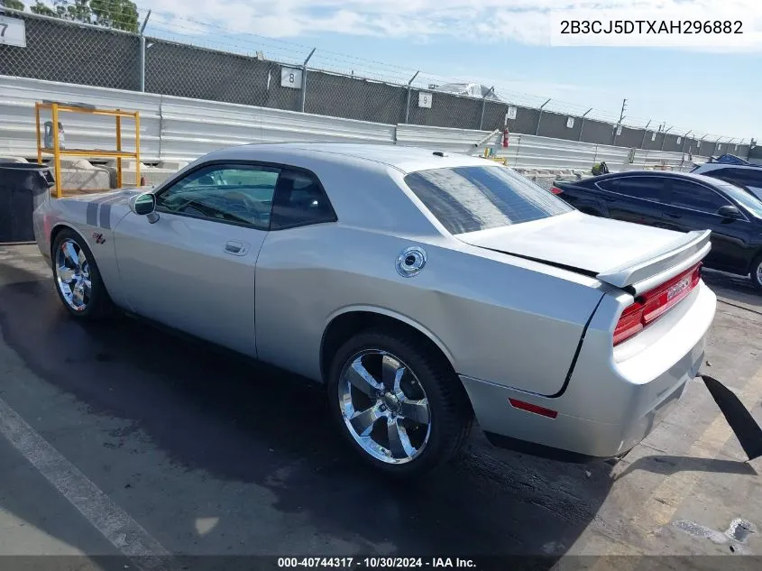 2010 Dodge Challenger R/T VIN: 2B3CJ5DTXAH296882 Lot: 40744317