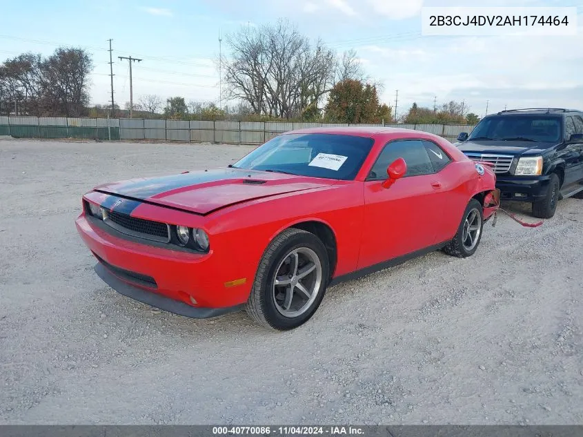 2010 Dodge Challenger Se VIN: 2B3CJ4DV2AH174464 Lot: 40770086