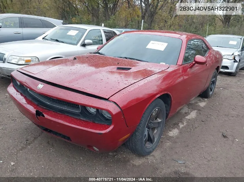 2B3CJ4DV5AH322901 2010 Dodge Challenger Se