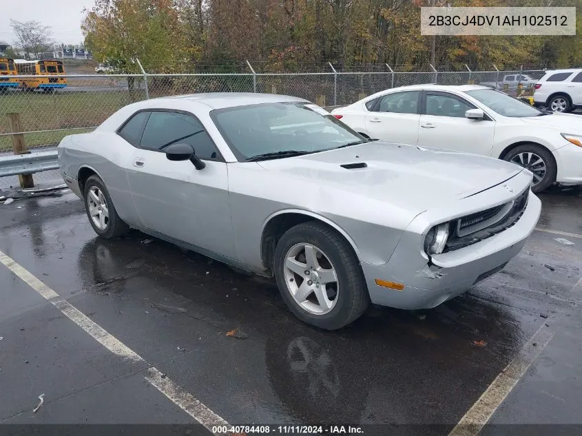 2010 Dodge Challenger Se VIN: 2B3CJ4DV1AH102512 Lot: 40784408