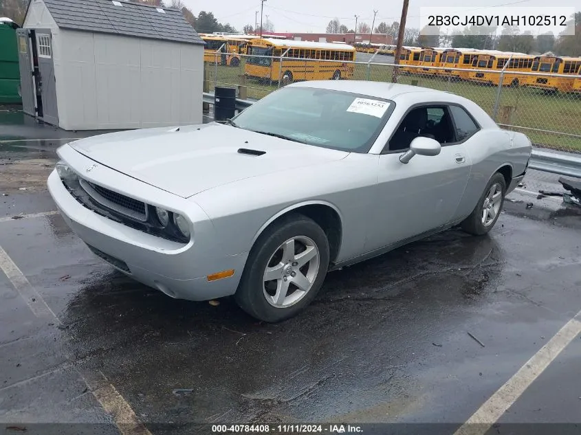 2010 Dodge Challenger Se VIN: 2B3CJ4DV1AH102512 Lot: 40784408