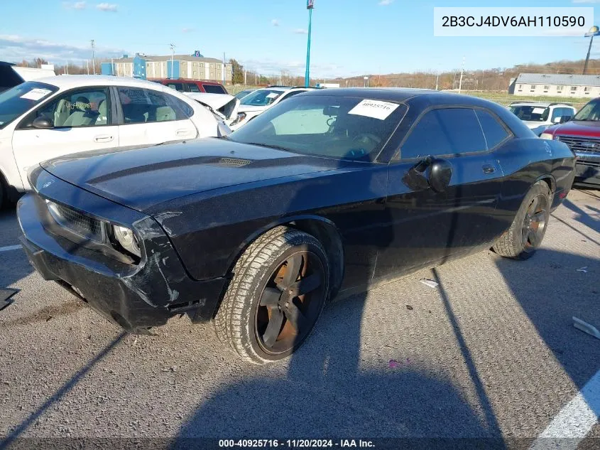 2010 Dodge Challenger Se VIN: 2B3CJ4DV6AH110590 Lot: 40925716