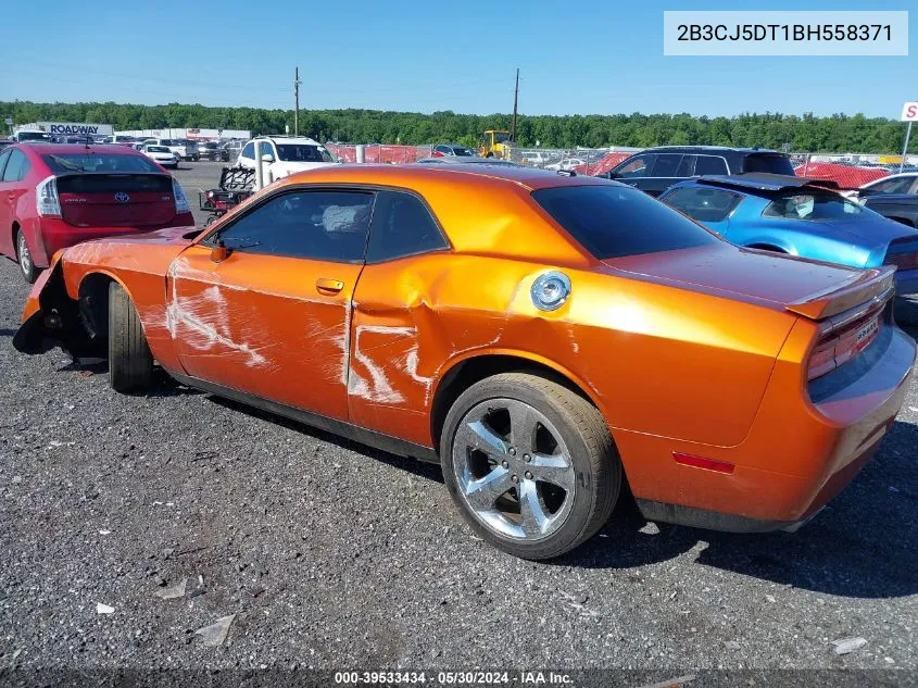 2011 Dodge Challenger R/T VIN: 2B3CJ5DT1BH558371 Lot: 39533434