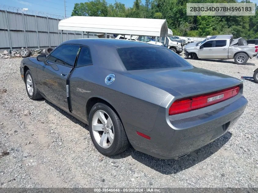 2011 Dodge Challenger VIN: 2B3CJ4DG7BH596183 Lot: 39545048