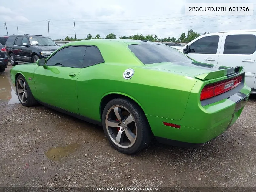 2011 Dodge Challenger Srt8 VIN: 2B3CJ7DJ7BH601296 Lot: 39875872