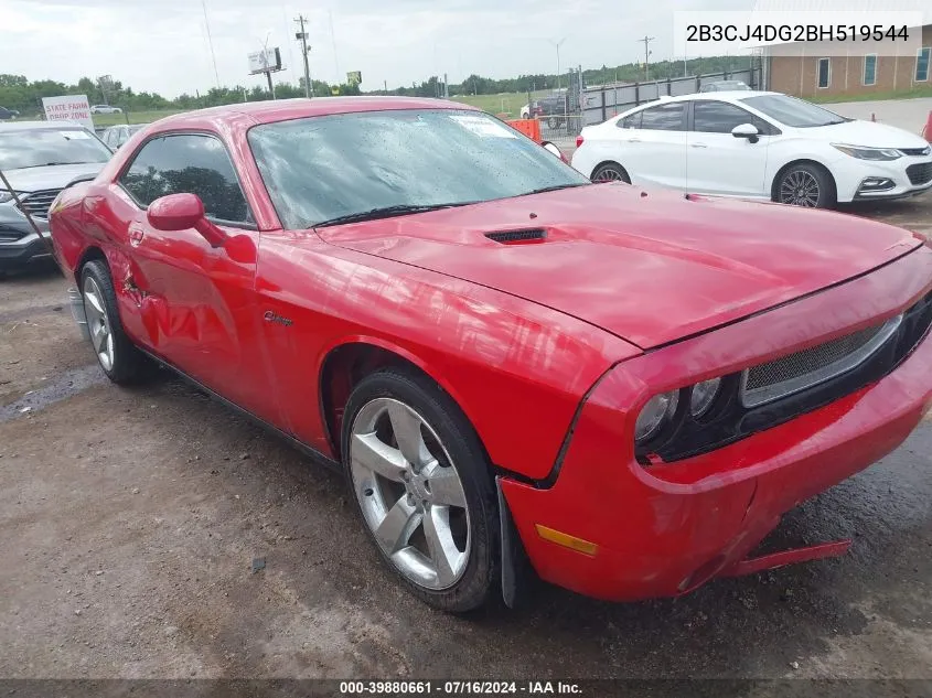 2011 Dodge Challenger VIN: 2B3CJ4DG2BH519544 Lot: 39880661