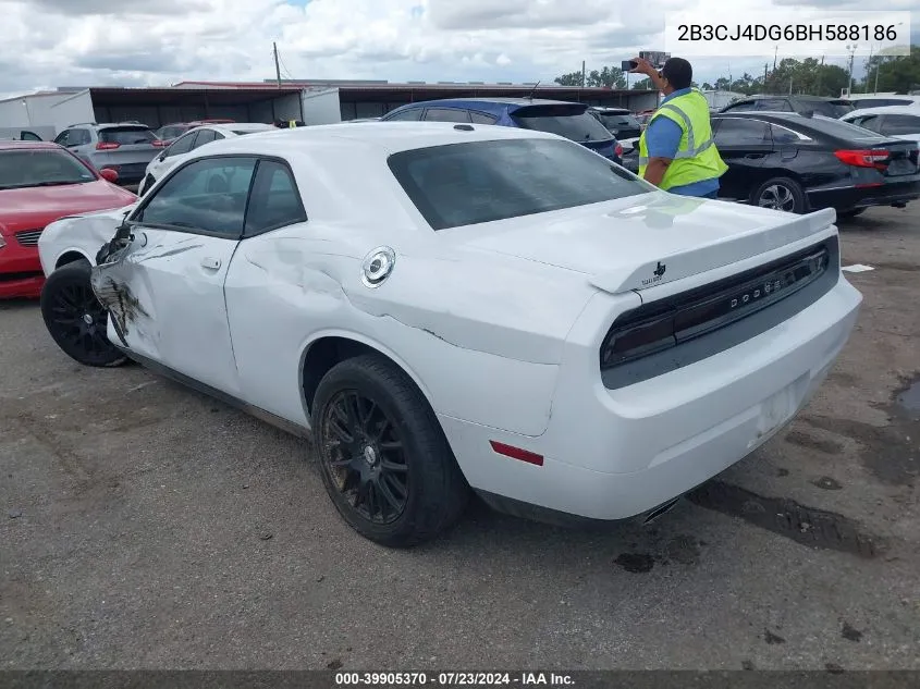 2011 Dodge Challenger VIN: 2B3CJ4DG6BH588186 Lot: 39905370