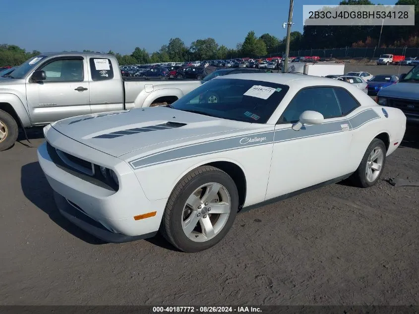 2011 Dodge Challenger VIN: 2B3CJ4DG8BH534128 Lot: 40187772