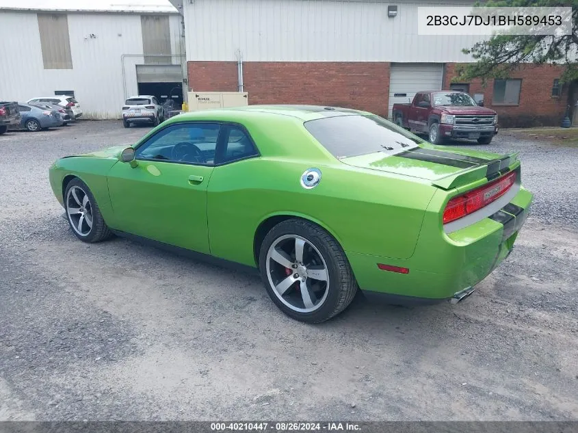 2B3CJ7DJ1BH589453 2011 Dodge Challenger Srt8