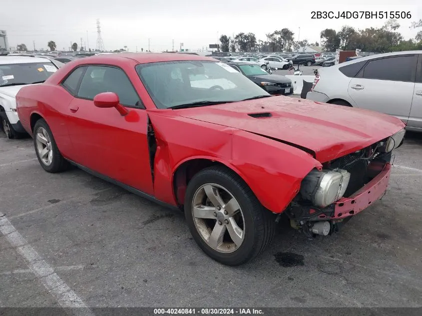 2011 Dodge Challenger VIN: 2B3CJ4DG7BH515506 Lot: 40240841