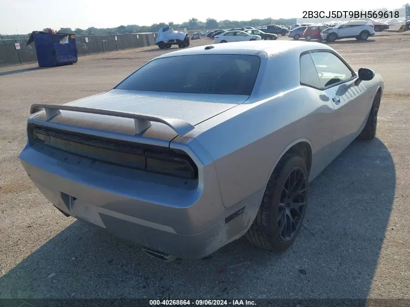 2011 Dodge Challenger R/T VIN: 2B3CJ5DT9BH569618 Lot: 40268864