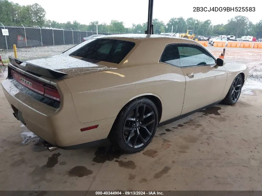 2011 Dodge Challenger VIN: 2B3CJ4DG9BH525583 Lot: 40344904