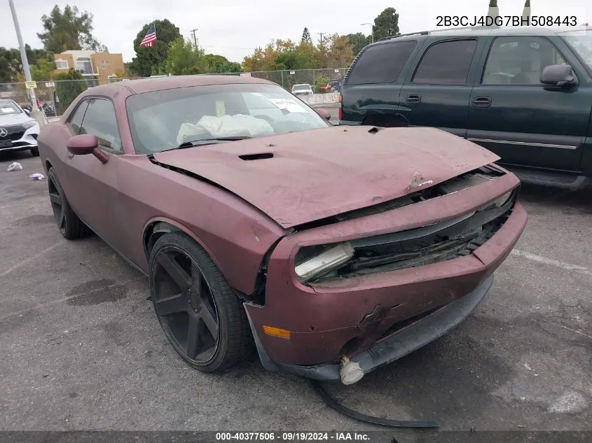 2011 Dodge Challenger VIN: 2B3CJ4DG7BH508443 Lot: 40377506