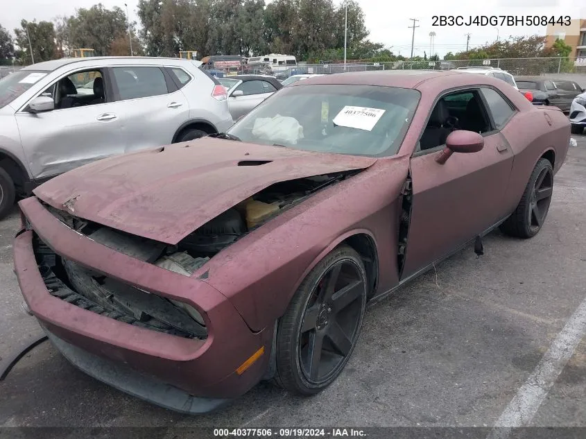 2011 Dodge Challenger VIN: 2B3CJ4DG7BH508443 Lot: 40377506