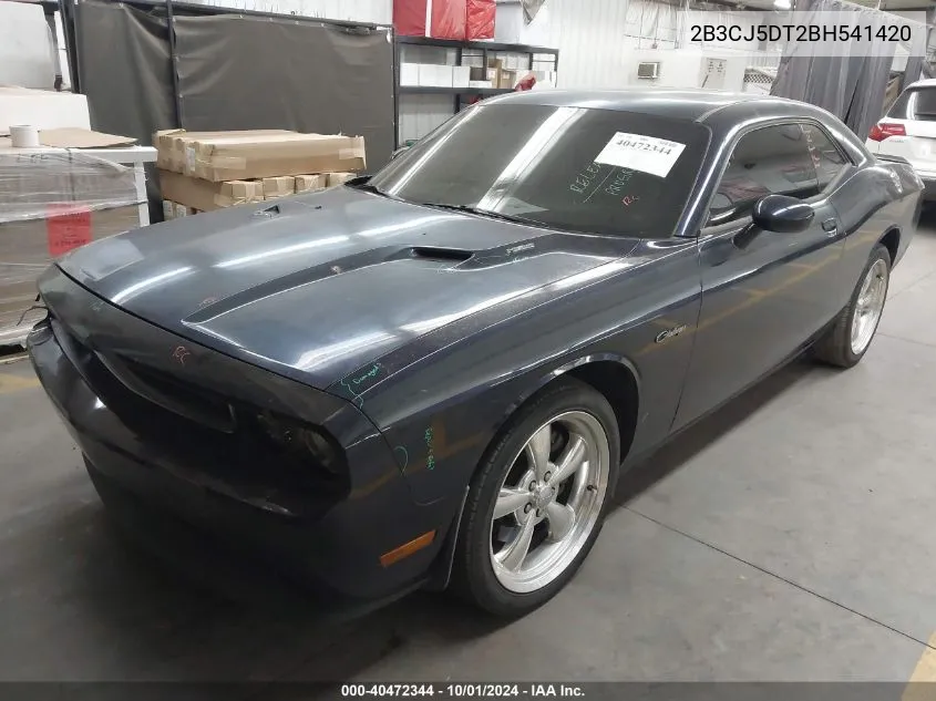 2011 Dodge Challenger R/T VIN: 2B3CJ5DT2BH541420 Lot: 40472344