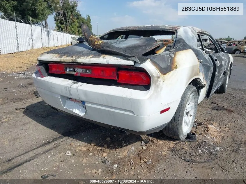 2011 Dodge Challenger R/T VIN: 2B3CJ5DT0BH561889 Lot: 40526907