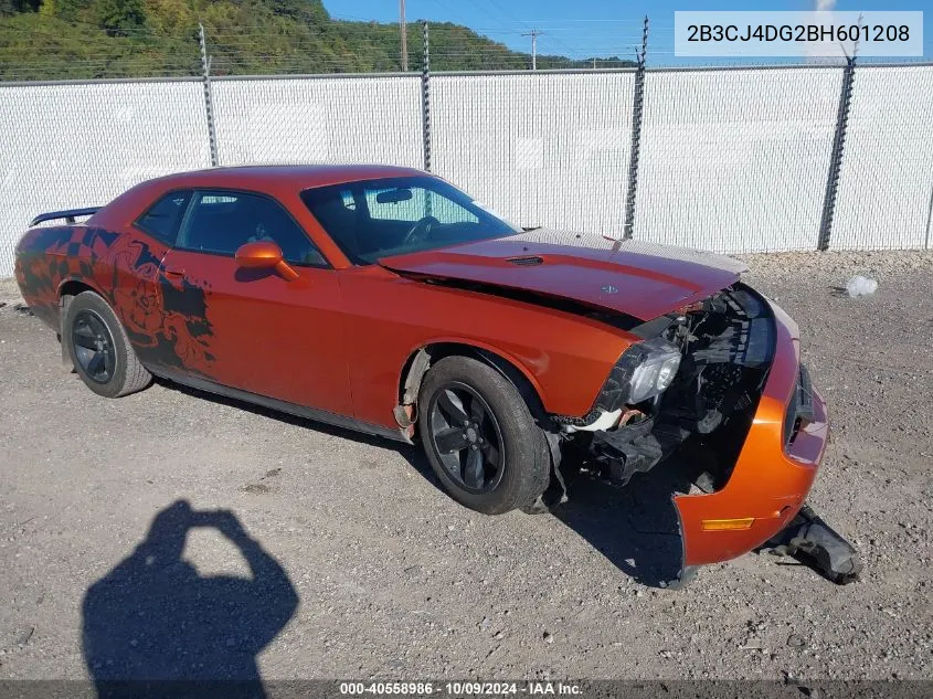 2011 Dodge Challenger VIN: 2B3CJ4DG2BH601208 Lot: 40558986