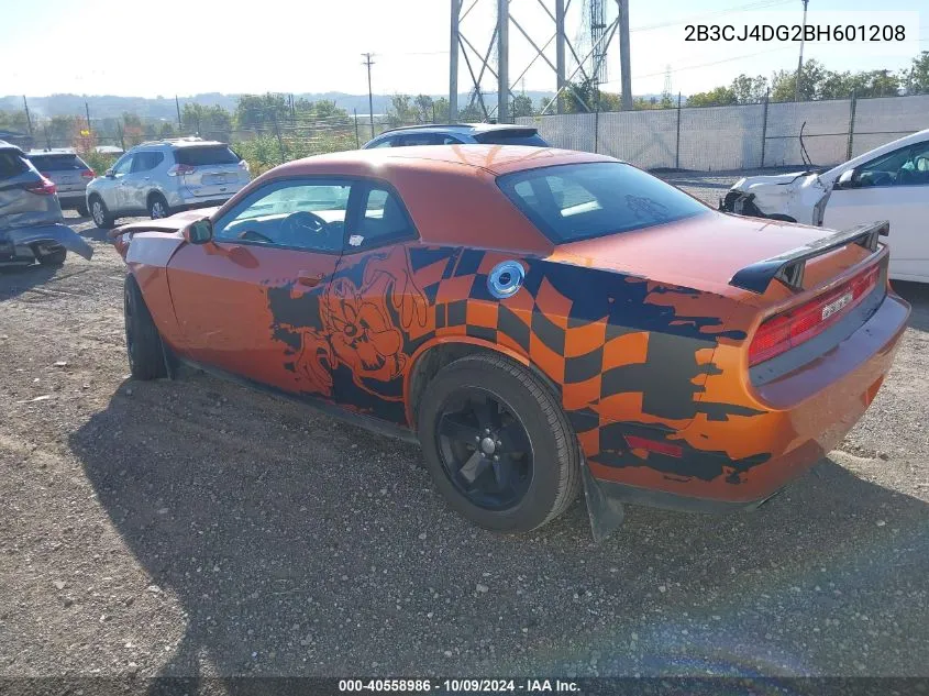 2011 Dodge Challenger VIN: 2B3CJ4DG2BH601208 Lot: 40558986