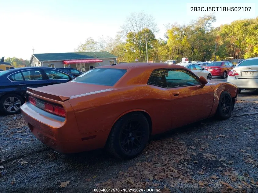 2011 Dodge Challenger R/T VIN: 2B3CJ5DT1BH502107 Lot: 40617578