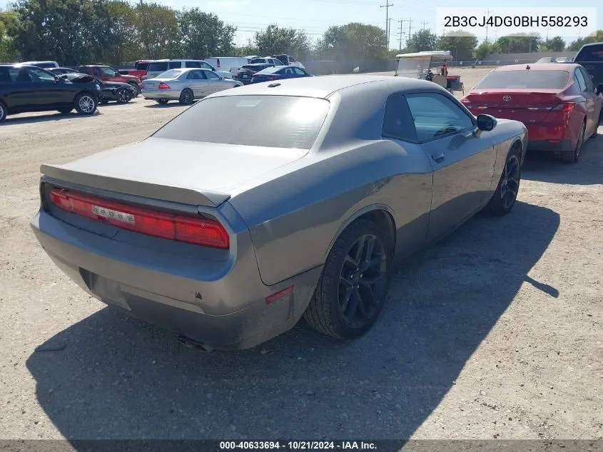 2B3CJ4DG0BH558293 2011 Dodge Challenger