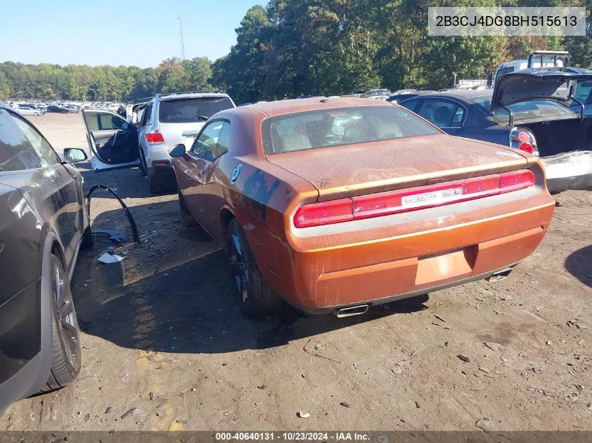 2011 Dodge Challenger VIN: 2B3CJ4DG8BH515613 Lot: 40640131