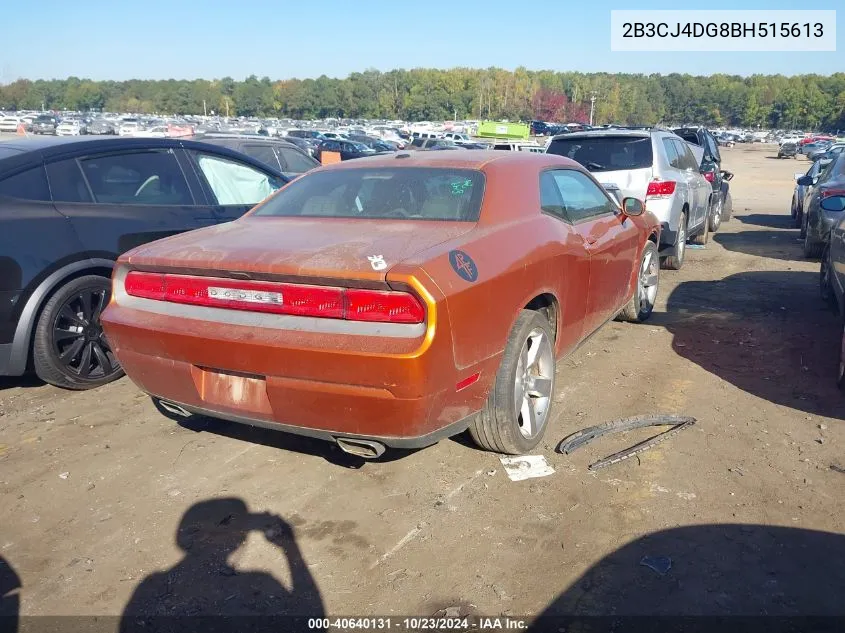 2011 Dodge Challenger VIN: 2B3CJ4DG8BH515613 Lot: 40640131