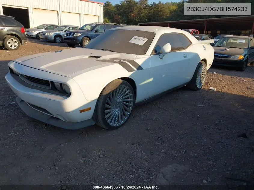 2011 Dodge Challenger VIN: 2B3CJ4DG7BH574233 Lot: 40664906