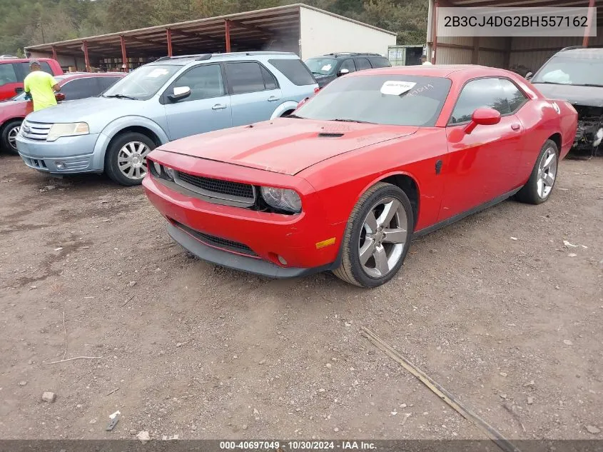 2011 Dodge Challenger VIN: 2B3CJ4DG2BH557162 Lot: 40697049