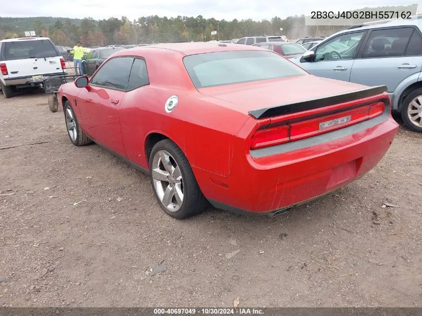 2011 Dodge Challenger VIN: 2B3CJ4DG2BH557162 Lot: 40697049