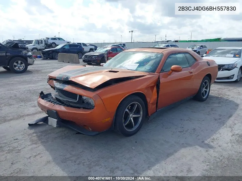 2011 Dodge Challenger VIN: 2B3CJ4DG6BH557830 Lot: 40741601