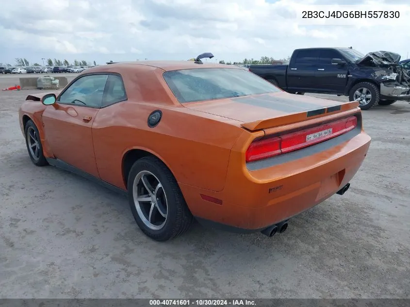 2B3CJ4DG6BH557830 2011 Dodge Challenger