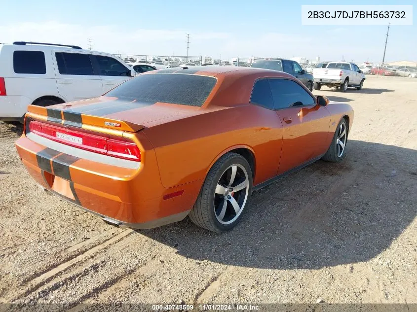 2011 Dodge Challenger Srt8 VIN: 2B3CJ7DJ7BH563732 Lot: 40748509