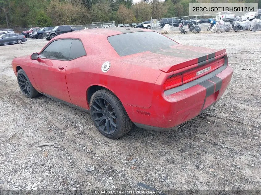 2011 Dodge Challenger R/T VIN: 2B3CJ5DT1BH501264 Lot: 40837914