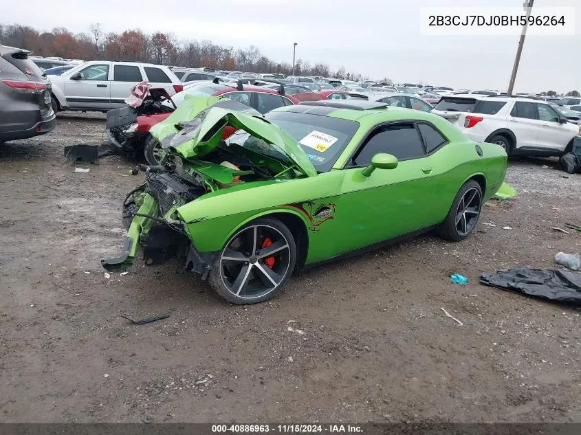 2011 Dodge Challenger Srt8 VIN: 2B3CJ7DJ0BH596264 Lot: 40886963