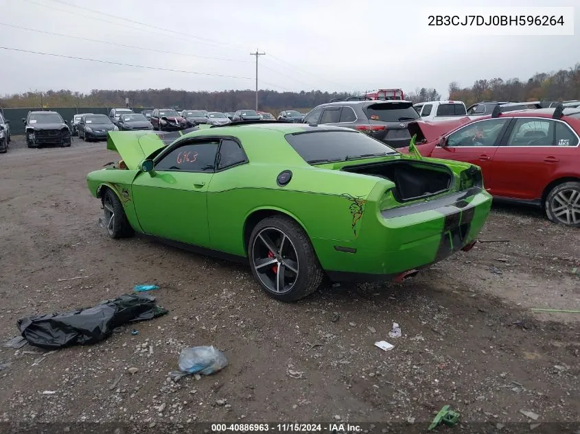 2011 Dodge Challenger Srt8 VIN: 2B3CJ7DJ0BH596264 Lot: 40886963