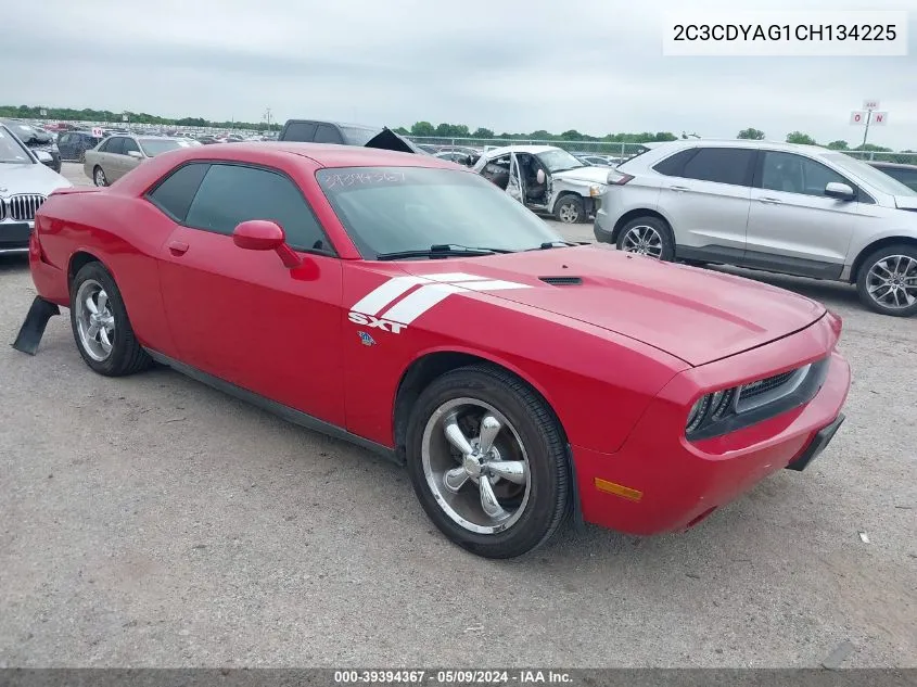 2012 Dodge Challenger Sxt VIN: 2C3CDYAG1CH134225 Lot: 39394367