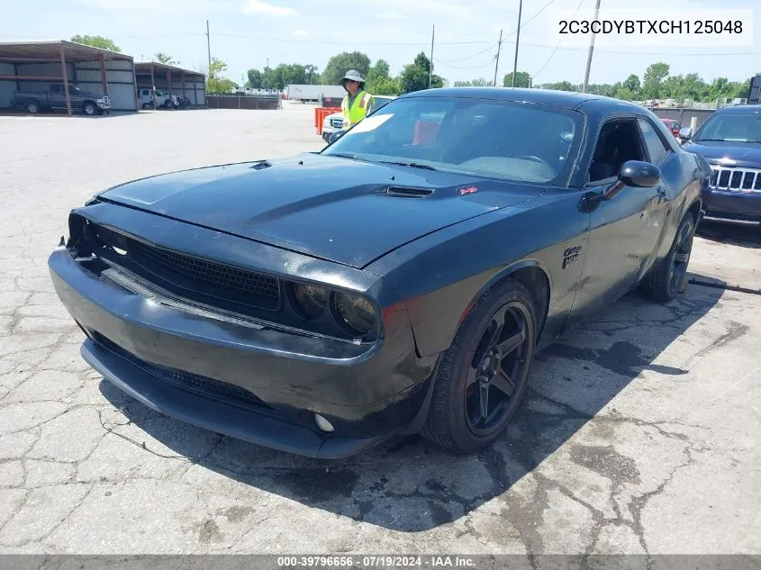 2012 Dodge Challenger R/T VIN: 2C3CDYBTXCH125048 Lot: 39796656