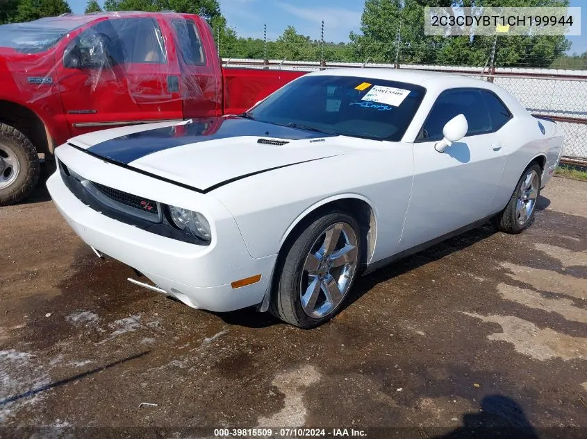 2012 Dodge Challenger R/T VIN: 2C3CDYBT1CH199944 Lot: 39815509