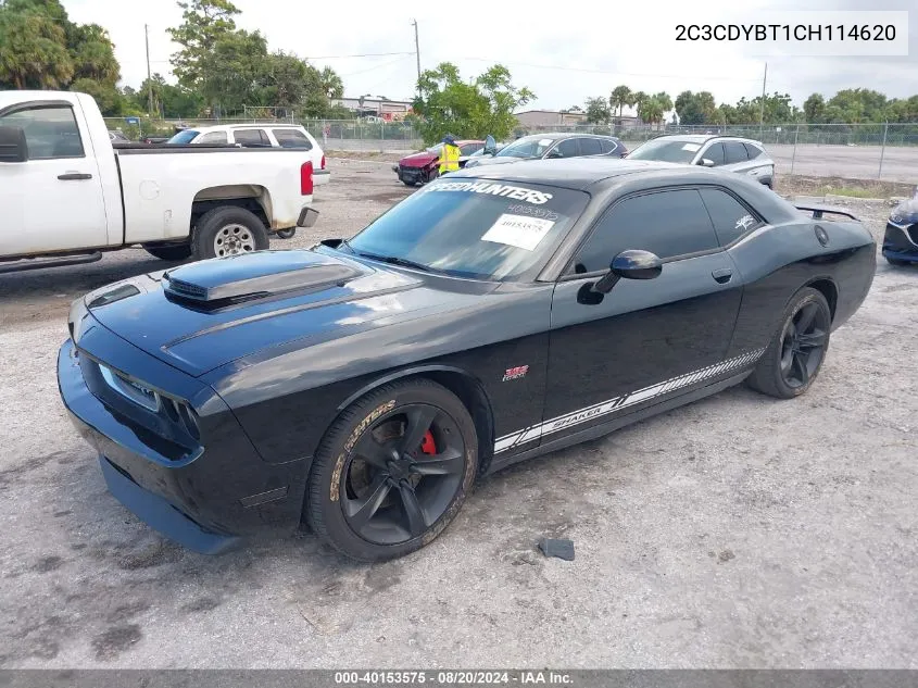 2012 Dodge Challenger R/T VIN: 2C3CDYBT1CH114620 Lot: 40153575