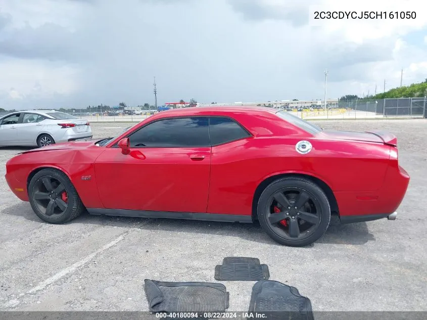 2C3CDYCJ5CH161050 2012 Dodge Challenger Srt8 392