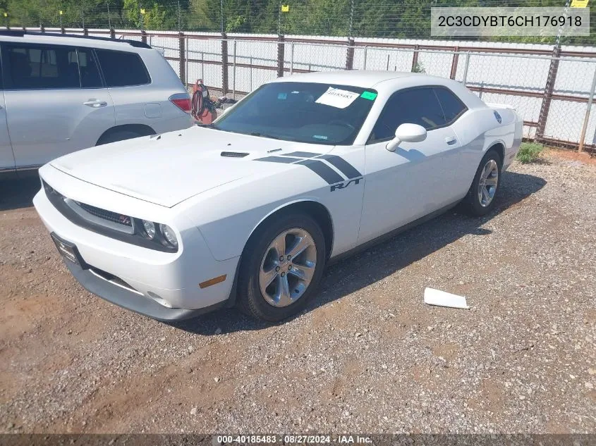 2C3CDYBT6CH176918 2012 Dodge Challenger R/T