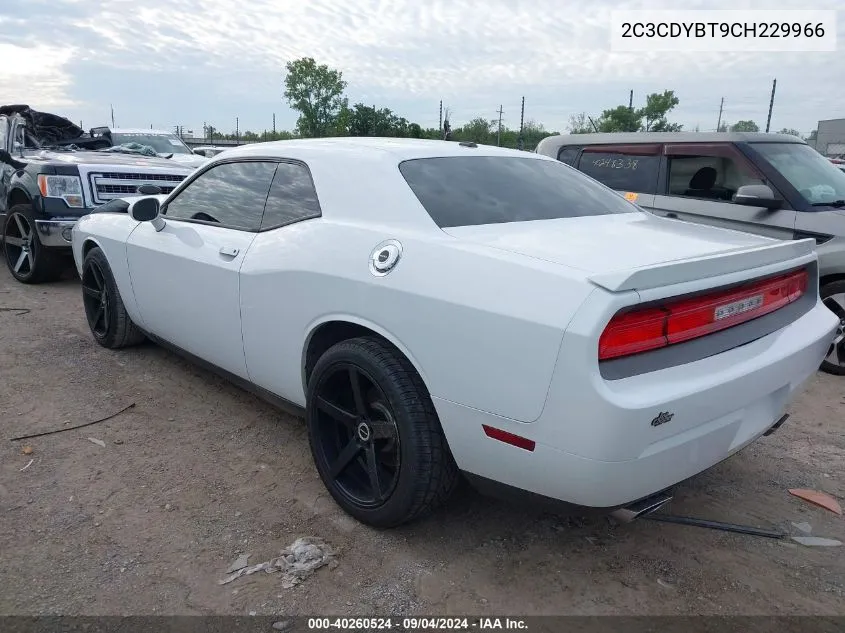 2C3CDYBT9CH229966 2012 Dodge Challenger R/T