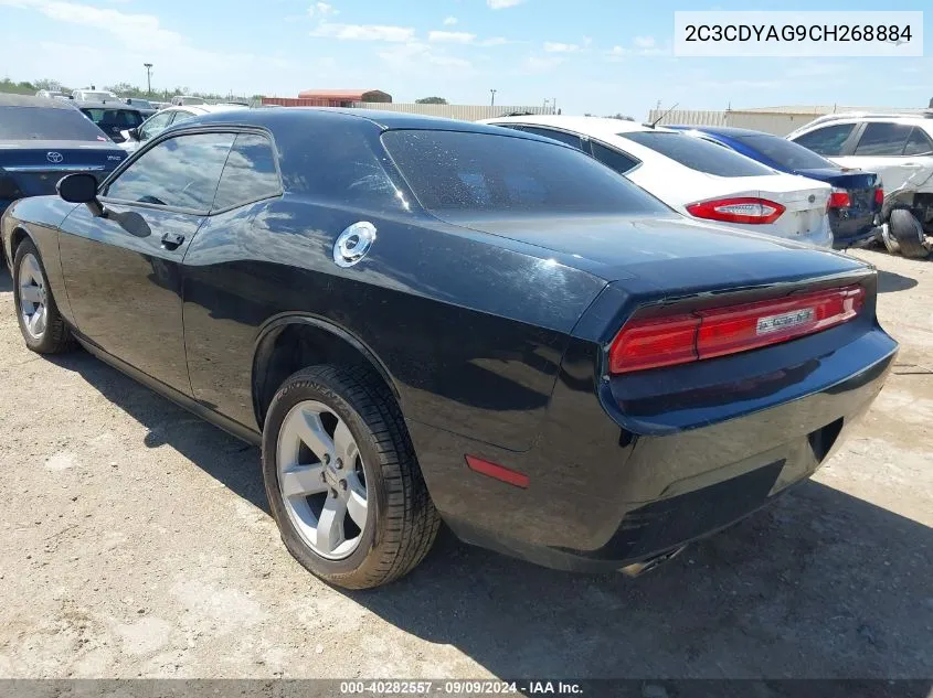 2012 Dodge Challenger Sxt VIN: 2C3CDYAG9CH268884 Lot: 40282557