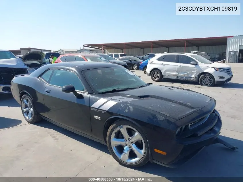 2012 Dodge Challenger R/T VIN: 2C3CDYBTXCH109819 Lot: 40586558